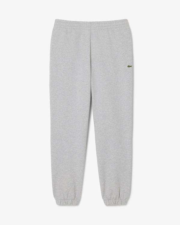 Lacoste Regular Fit Mens Fleece Sweatpants - Silver Chine CCA | CHO | Designer Mens Sweatpants