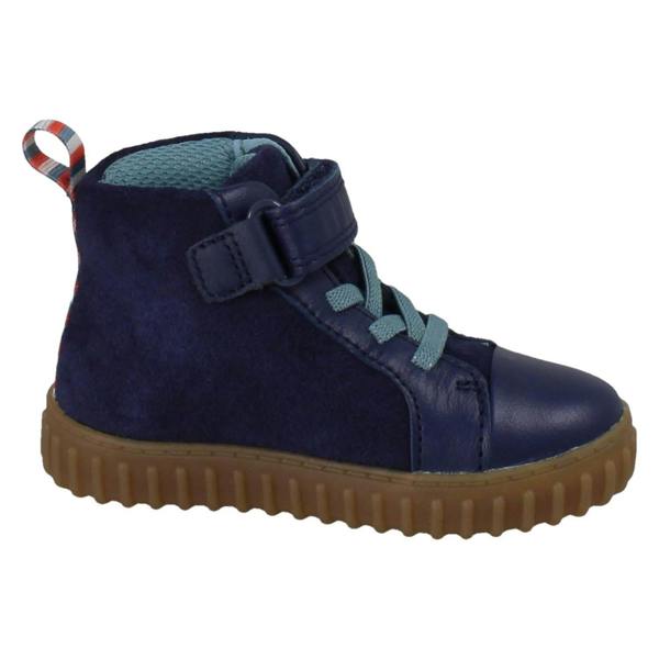 Clarks Boys Clarks Elasticated Lace Bear Face Ankle Boots Cove Kind