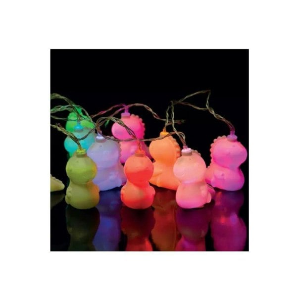 Fizz Creations Dinosaur String Lights Multicolour LED Lights Battery Operated 2m