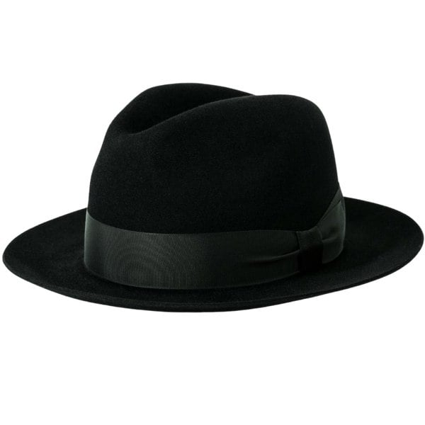 Gamble & Gunn Mason Fedora Black Susquehana Hat Co