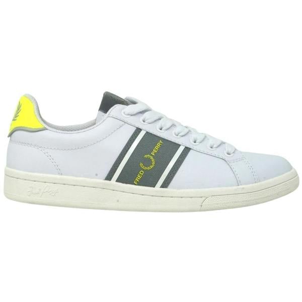 Fred Perry Womens/Ladies Leather Trainers - White - 