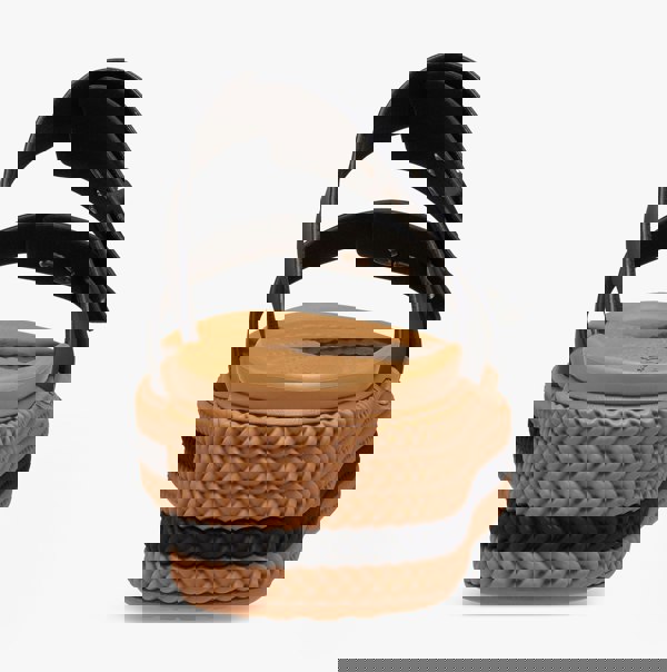 Crocs 209978-001 BROOKLYN WOVEN BUCKLE Womens Sandals Black