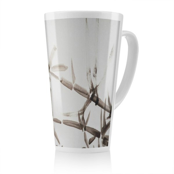 Benjamin Tate Design Japanese painting of bamboo Designer Latte Mug