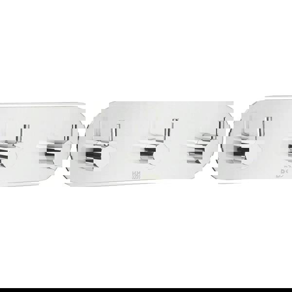 Chrome stainless steel triple towel hook