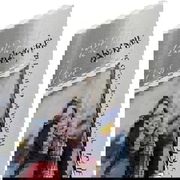 Modern Collage Friends Themed Picture Frame in Brushed Silver Finish Image 5