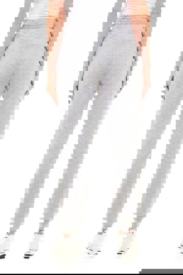 Smart Living Women's Soft Lounge Joggers - Cozy Sweatpants with Cuffed Hem & Drawstring - Grey