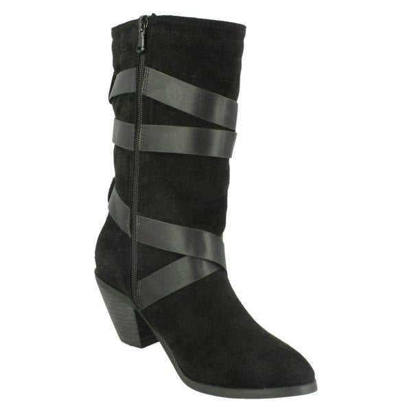 Spot On Ladies Spot On Mid Calf Boots