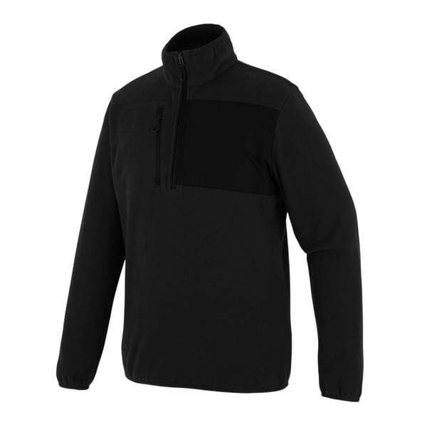 Regatta Mens Active Microfleece Quarter Zip Fleece Top - Black - 
