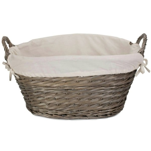 Wash Basket with White Lining