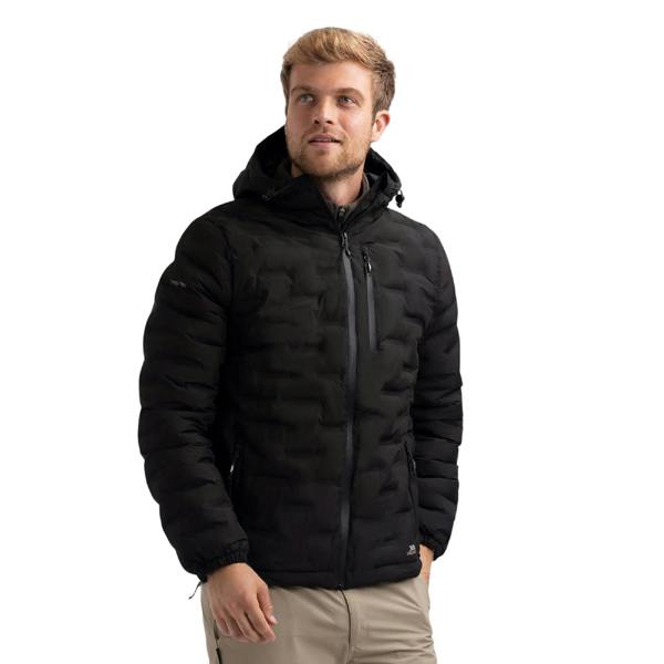 Trespass Mens Jaymes Waterproof Jacket - Black - 
