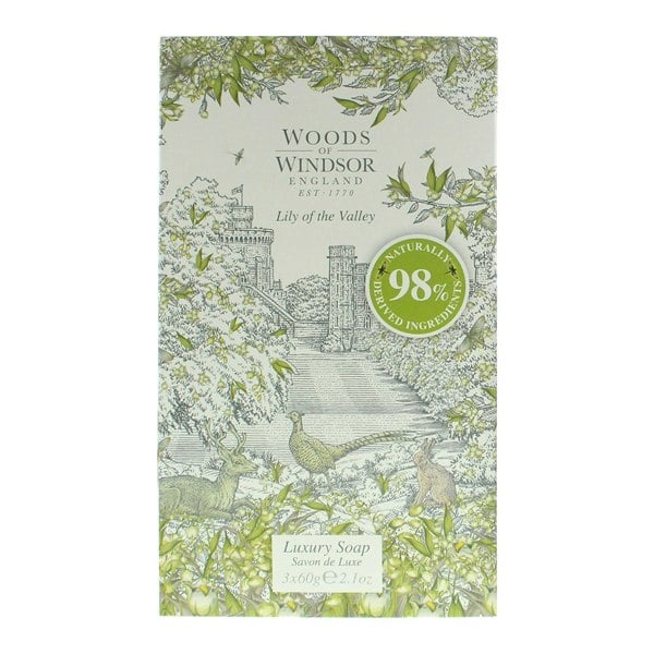 Woods Of Windsor Lily Of The Valley Soap 3 X 60g