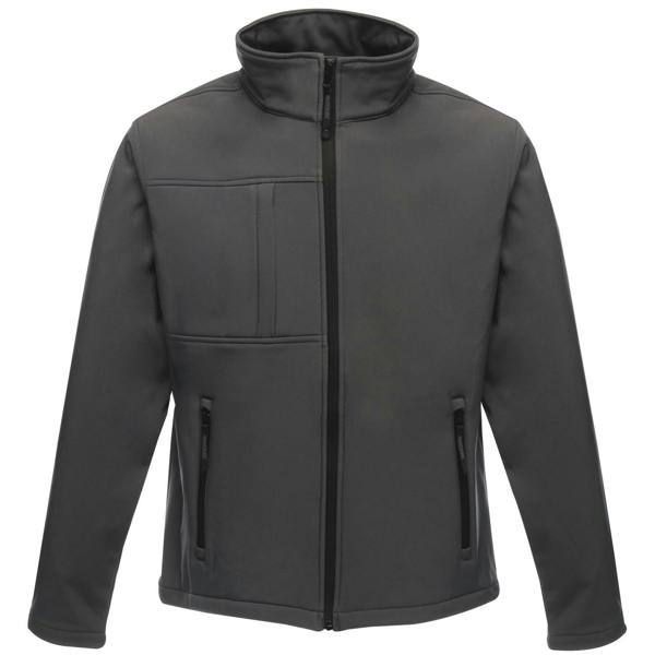 Regatta Professional Mens Octagon II Waterproof Softshell Jacket - Seal Grey/Black