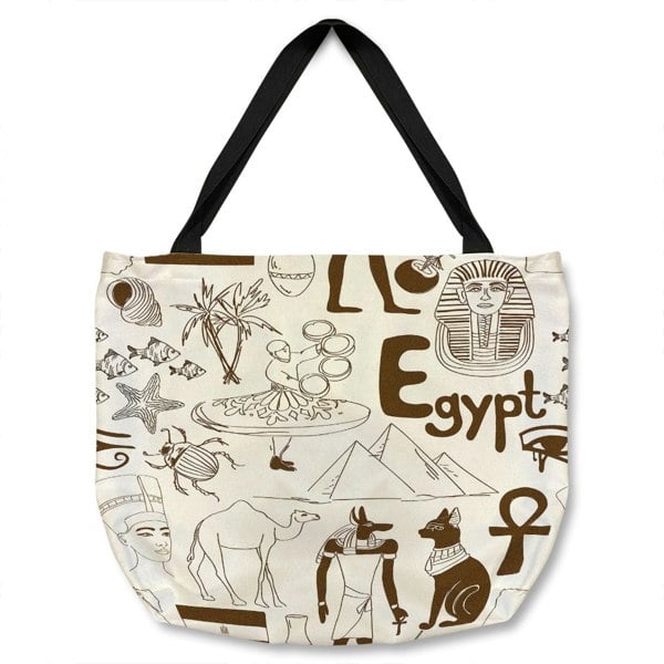 Benjamin Tate Design Hand Drawn Sketch Egypt Tote bag