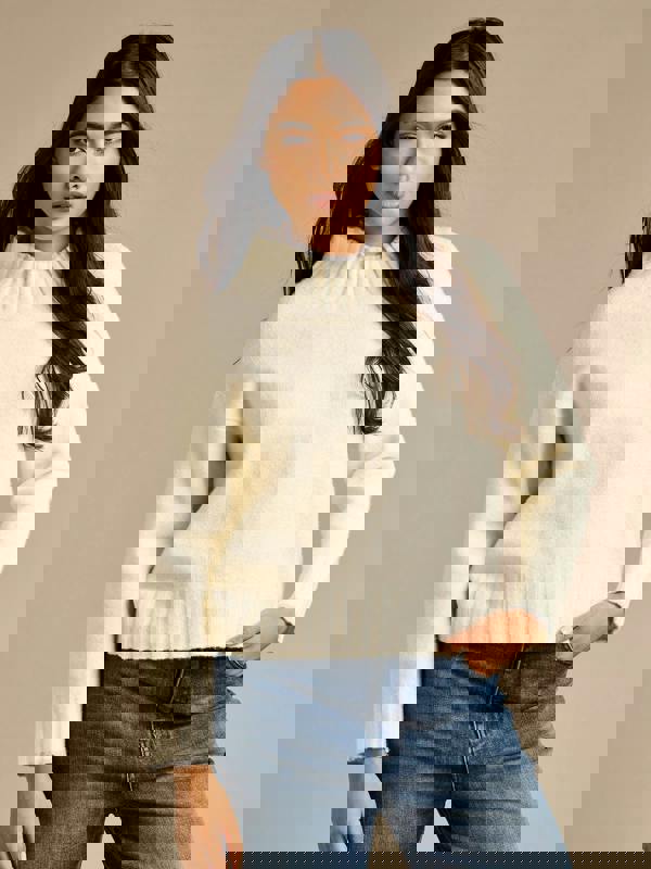 GWD Kipling Cream High Neck Jumper