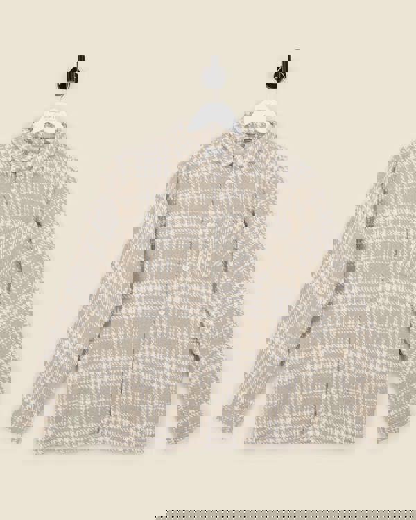 Larsson & Co Stone Check Overshirt