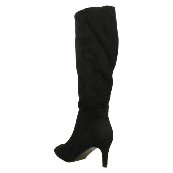 Spot On Ladies Spot On Stiletto Knee High Boots F51237