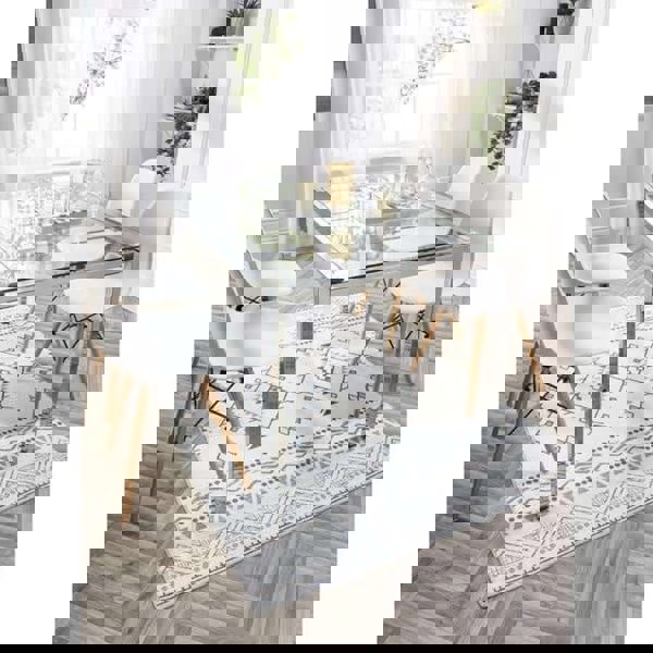 The Rugs Washable Rug Eterna Cream | Practical Home Decor