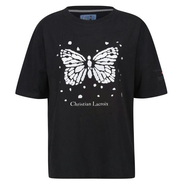 Regatta Womens/Ladies Christian Lacroix Bellegarde Butterfly T-Shirt - Black - 