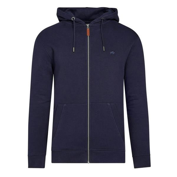 Raging Bull Mens Classic Zip Front Hoodie - Navy
