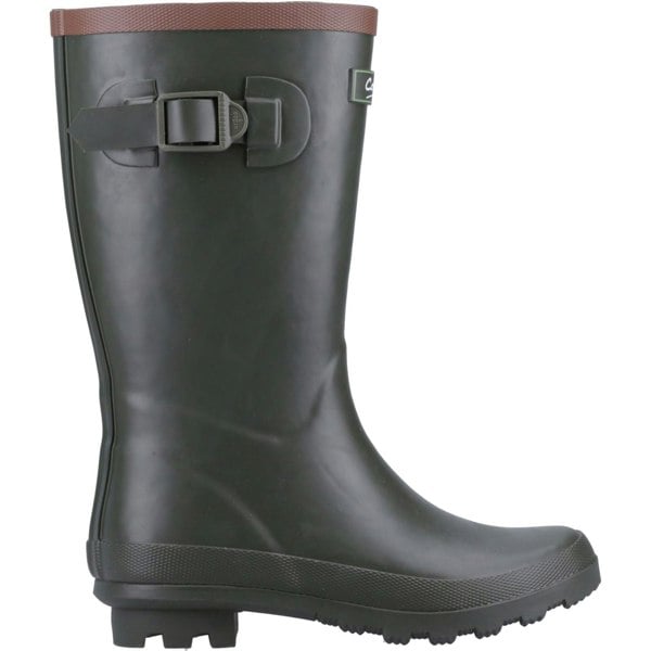 Cotswold Bowldown Rubber Boys Green Wellington Boots