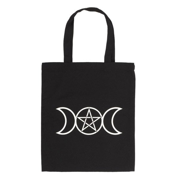 Serano Triple Moon Polycotton Tote Bag