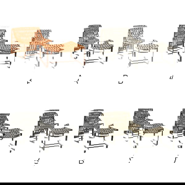 Rit Concept Figueroa Outdoor Lounge Chair With Footstool, Rattan