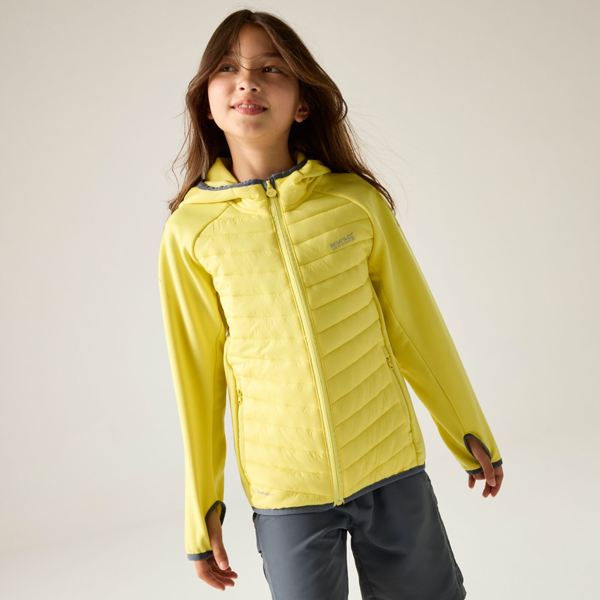 Regatta Kids Andreson Hybrid Padded Jacket - Canary Yellow