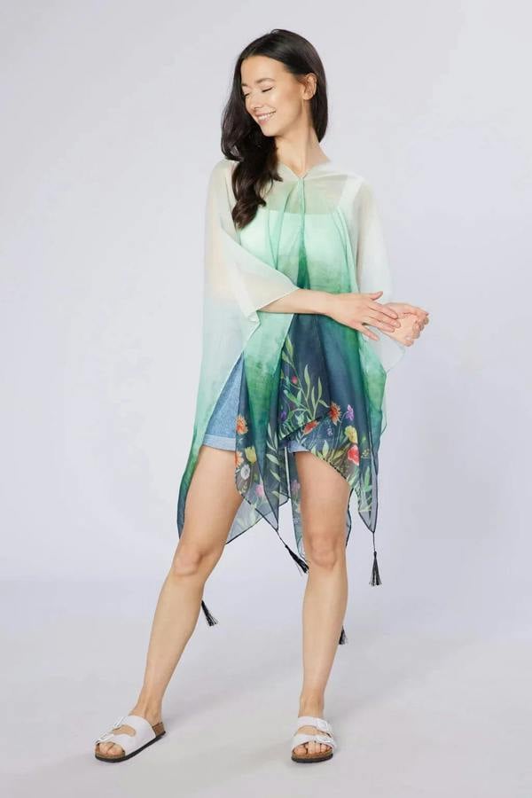 Art on Scarves The Ultimate Accessory - Wildflowers