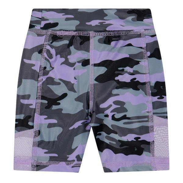 Reebok Girls Jersey Slim Cycling Shorts (Pack of 2) - Lavender - 
