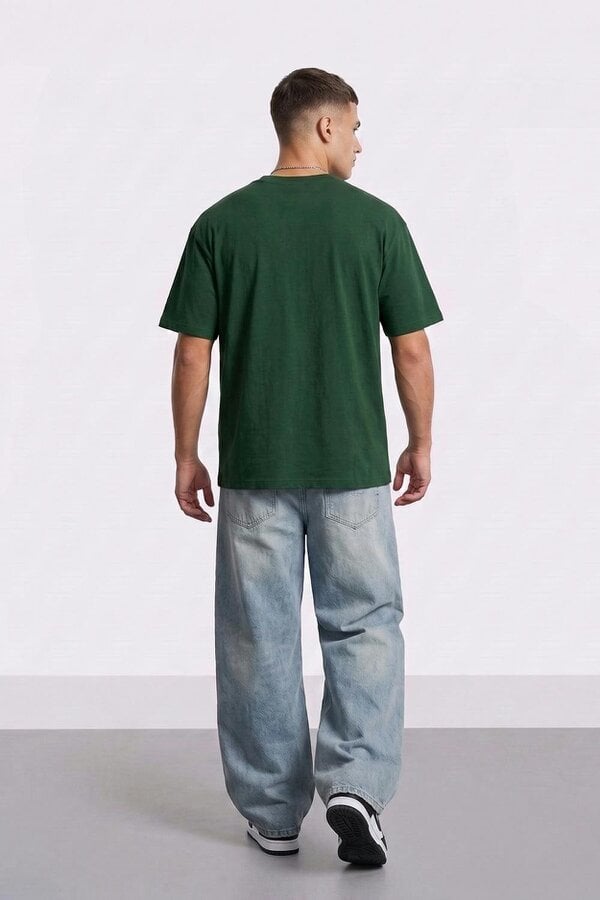 London Attitude Doberman Oversized Heavyweight Graphic T-Shirt