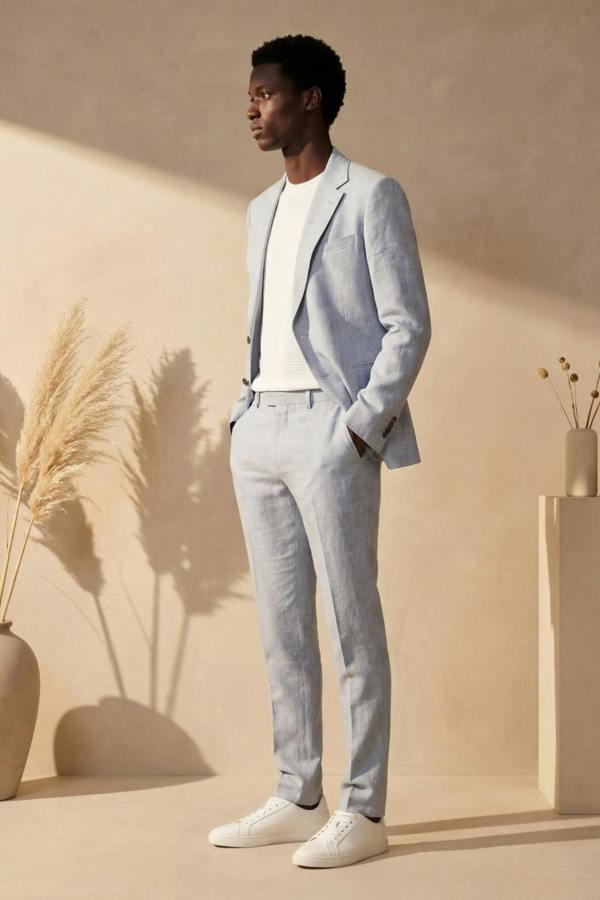 Harry Brown London Giacomo Slim Fit Suit Trousers