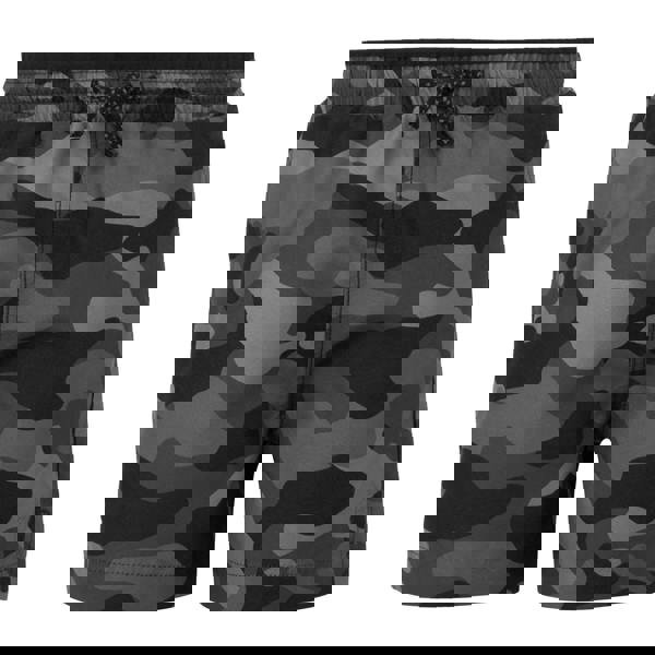 Regatta Childrens/Kids Skander III Plain Swim Shorts - Grey/Black Camo