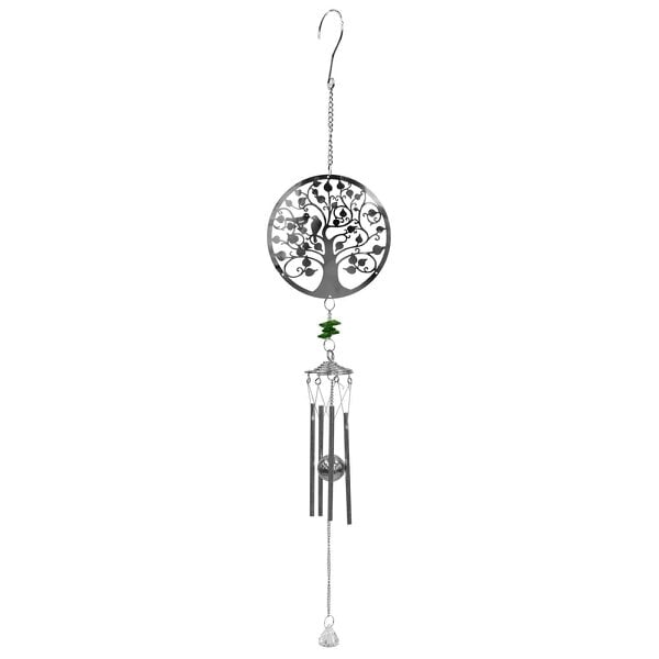 EDH Door Hardware Tree Stainless Steel Hanging Wind Chime