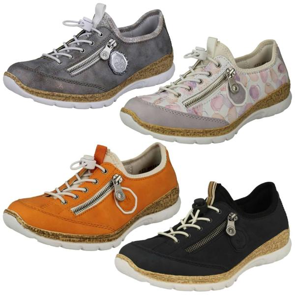 Rieker Ladies Rieker Light Weight MemoSoft Trainers N4263
