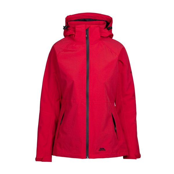 Trespass Women's Tilbury TP75 Waterproof Jacket - Red