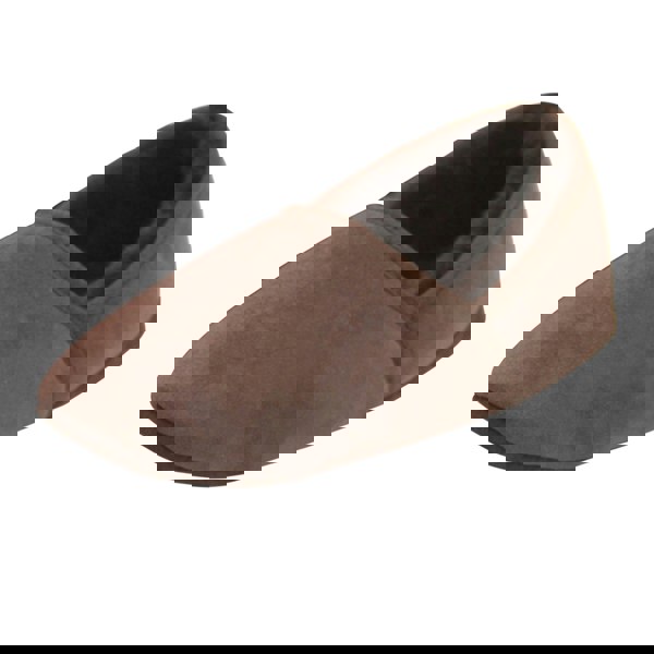 Eastern Counties Leather Mens Full Sheepskin Turn Slippers - Chocolate