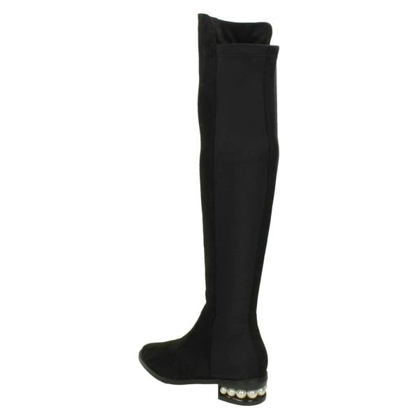 Spot On Ladies Spot On Over The Knee High Leg Boots
