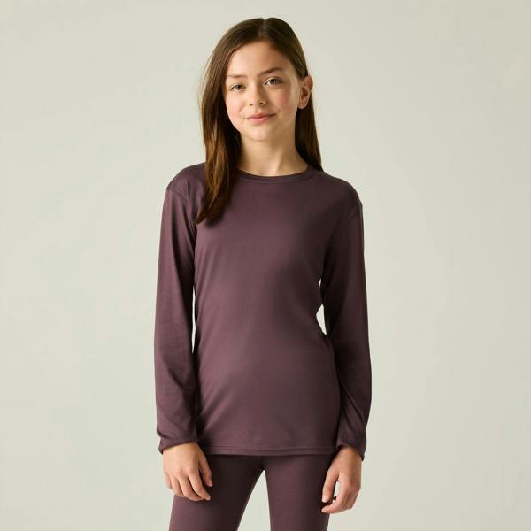 Dare 2B Kids Pow II Camo Base Layer Set - Huckleberry