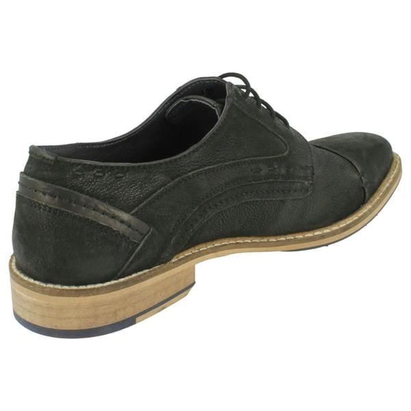 Maverick Mens Maverick Lace Up Shoe Stitched Panels and Toe Cap