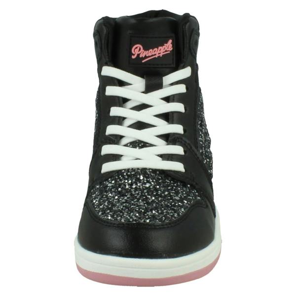 Pineapple Girls Pineapple High Top Lace Up Trainers H2717