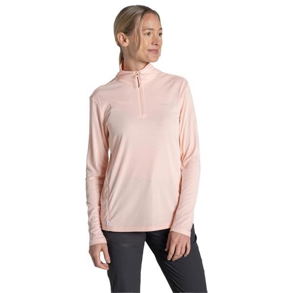 Craghoppers Womens/Ladies Nosilife Half Zip Top - Sherbet - 