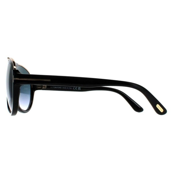 Tom Ford Sunglasses 0334 Dimitry 01P Shiny Black Green Gradient