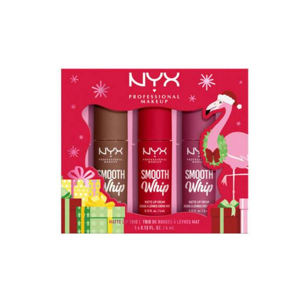 NYX Cosmetics 3 x NYX Professional Makeup Smooth Whip Matte Lip Trio - 01