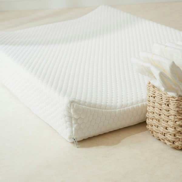 Luxury Anti-Roll Baby Changing Mat - With Soft Fabric Cover - The Tiny Bed Company™