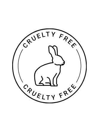 ET 9 Cruelty Free logo with a rabbit silhouette on a white background