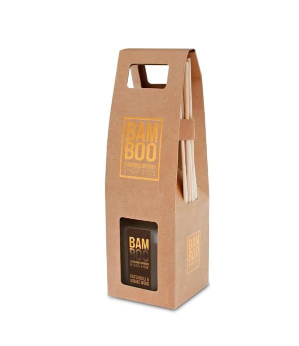 BAMBOO Patchouli & Guaiac Wood - Bamboo Fragrance Diffuser