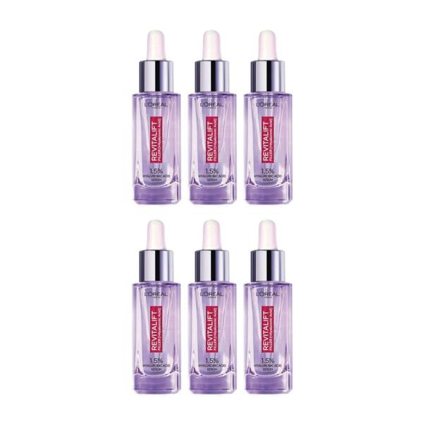 L'Oreal LOreal 30ml Revitalift Filler Hyaluronic Acid Serum x6