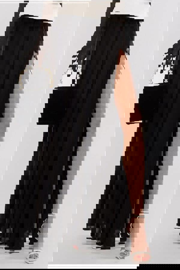 Side Split Soft Touch Maxi Skirt SK41