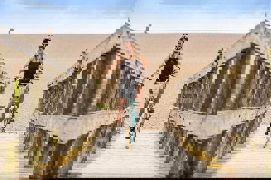 Huffy Deluxe Cruiser Unisex Bicycle, 26" Wheel - Satin Teal/White