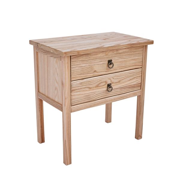 Cabinet Bits Montese 2 Drawer Bedside Table Ring Handle